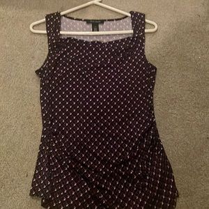 Women’s sleeveless purple top